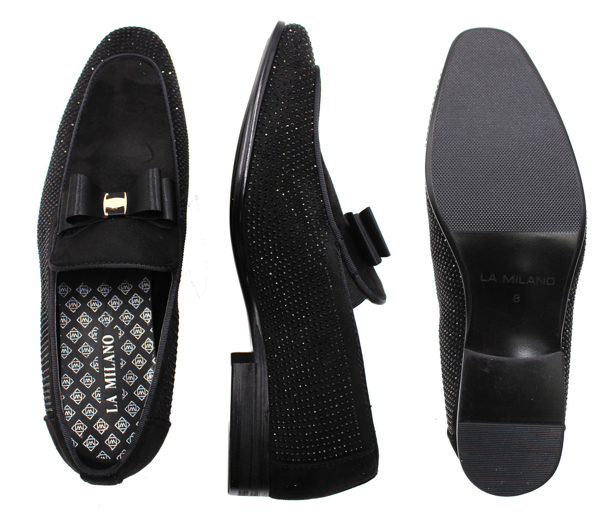 LA MILANO,MOC TOE-SLIP ON-SLF-SHOES-A122508-BLACK – Portabella