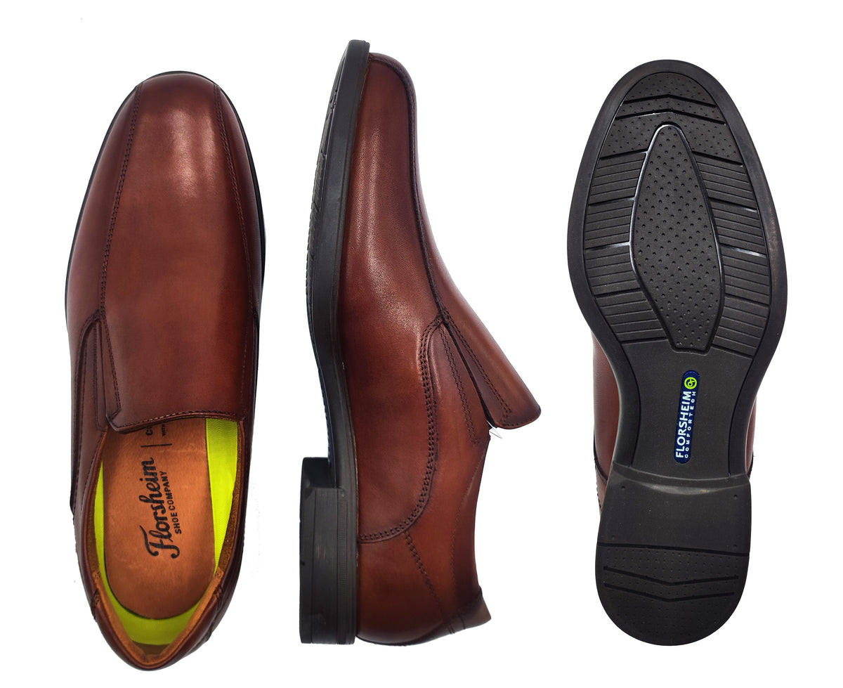 Florsheim Reveal Bike Slip Jr - Mocassini Bambini E Ragazzi In Pelle Vera Con Memory Foam