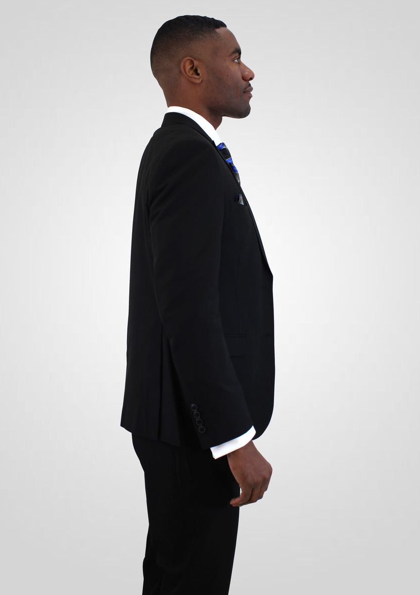 PORTABELLA,SOLID2BVDRESSY SUITS1VSTCBLACK Portabella