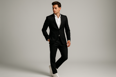 Black Suit and Sneakers: The New Age of Casual Elegance