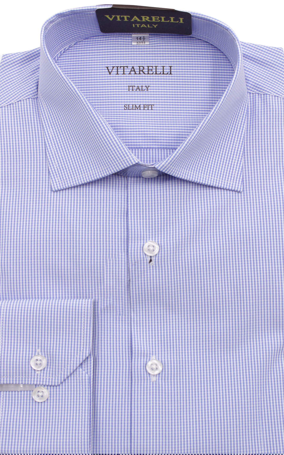 THE SUIT CO.,MINI CHECK-CONTRAST COLLR-DRESS SHIRTS-102-LT BLUE – Portabella THE SUIT CO.,MINI CHECK-CONTRAST COLLR-DRESS SHIRTS-102-LT BLUE – Portabella