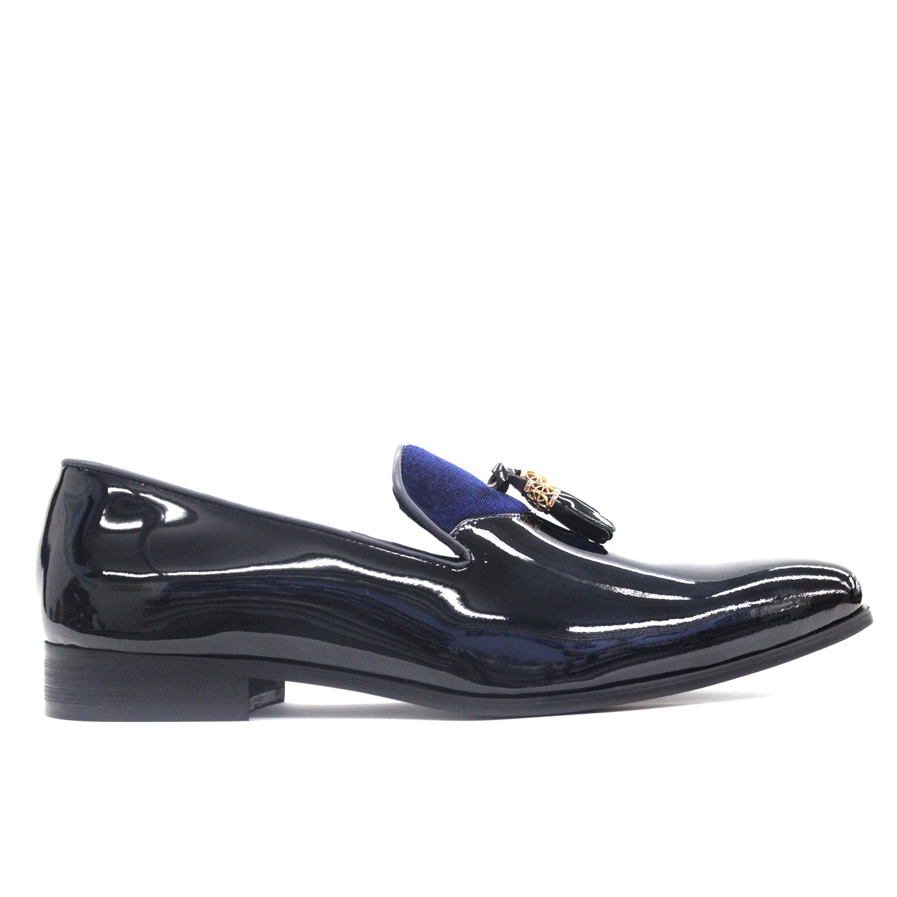 MORETTI,PLAIN TOE-SLIP ON-SHOES-M31989-NAVY - Main Image