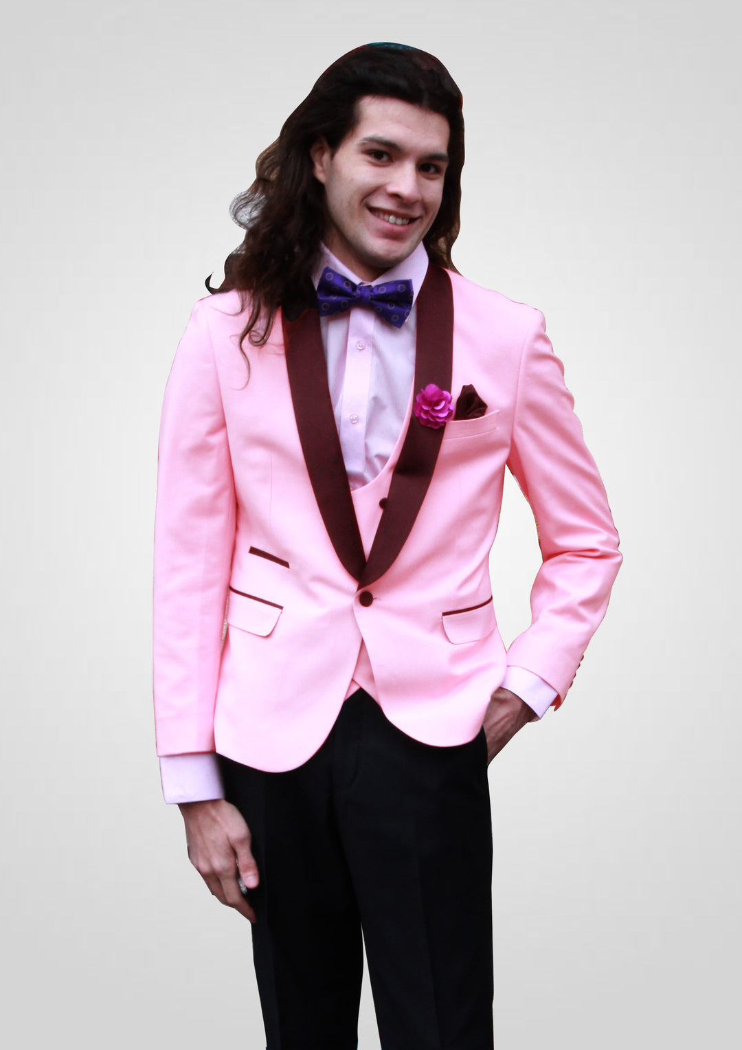 Portabella,COMPOSE-1 BUTTON VEST-TUXEDO SUITS-TUX500-PINK Portabella,COMPOSE-1 BUTTON VEST-TUXEDO SUITS-TUX500-PINK